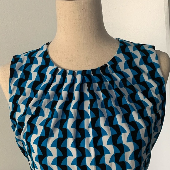 Calvin Klein Vertical Print Blouse - Picture 2 of 7